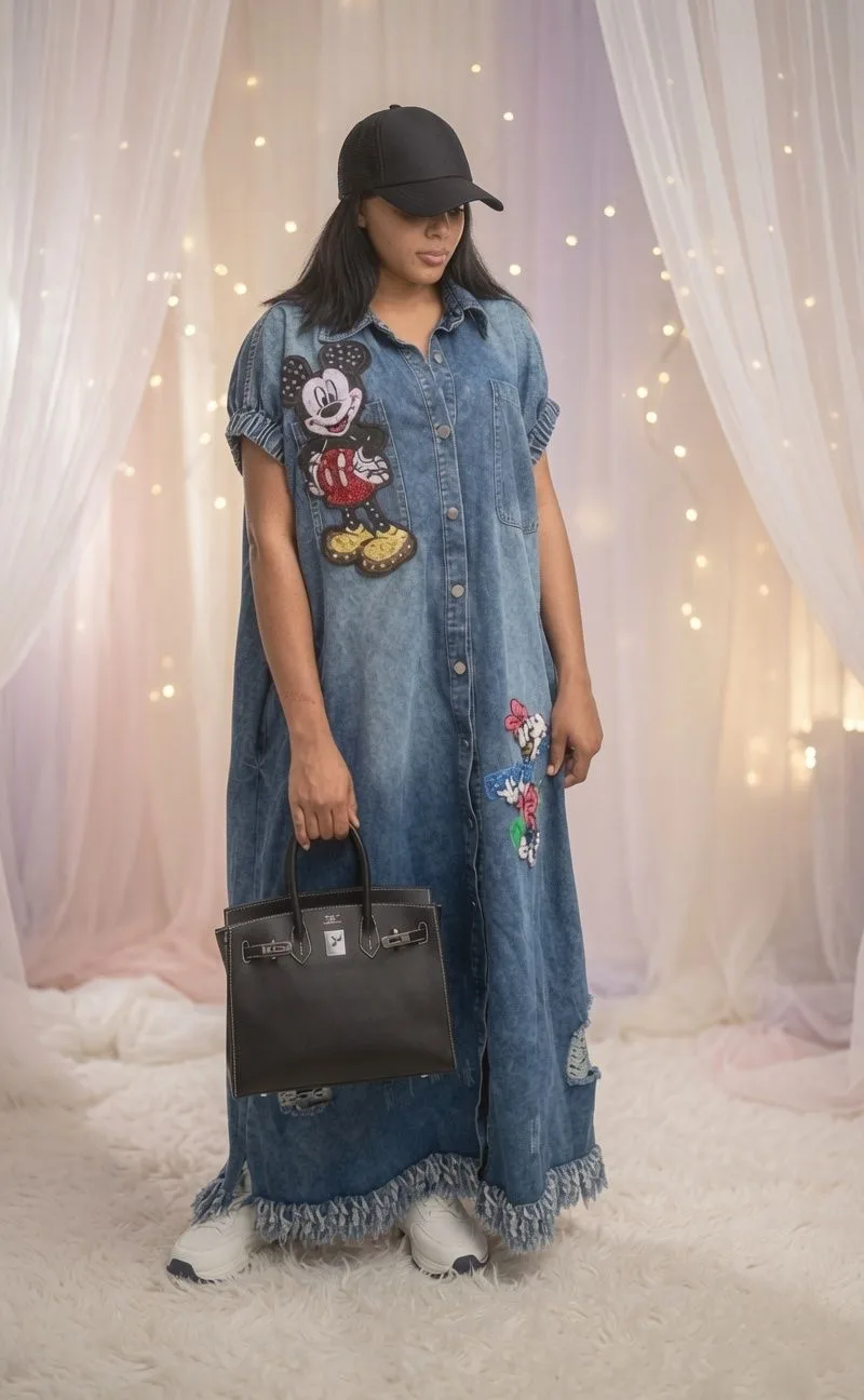 Robe jeans