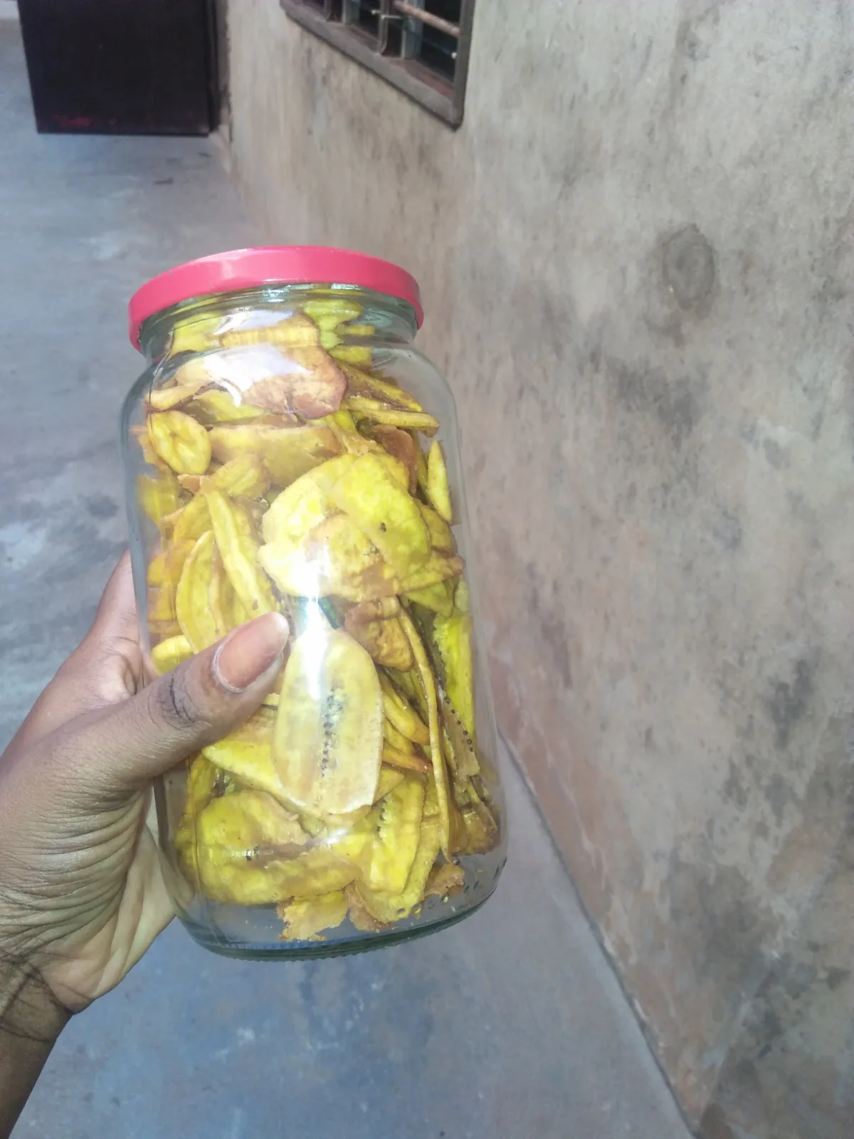 Chips en bouteille