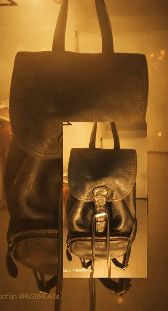 Sac cuir noir pour homme