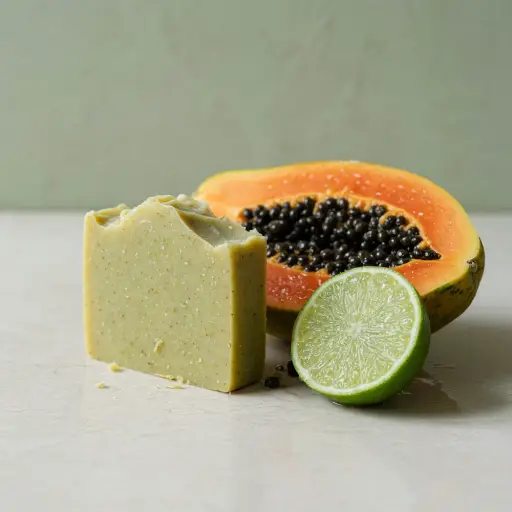 Savon à la Papaye & Citron Vert