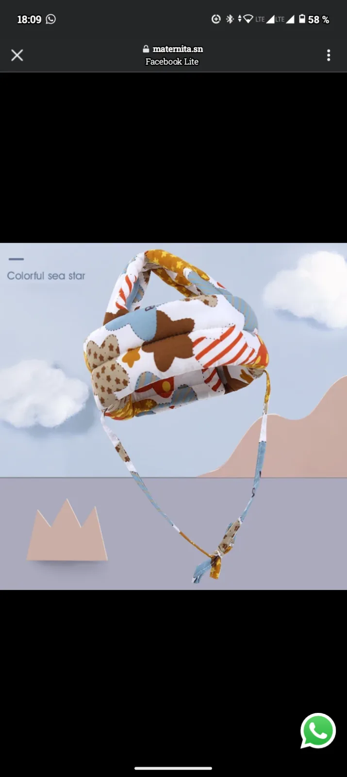 Casque anti-choc pour bébé