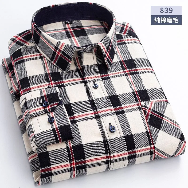 Chemise homme à carreaux -élégance&confort