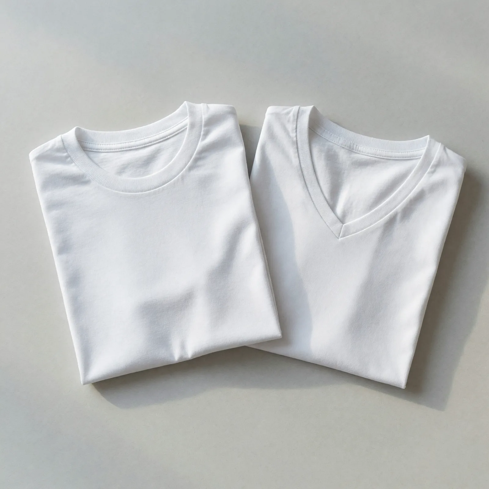 T-shirt Col Rond / Col V