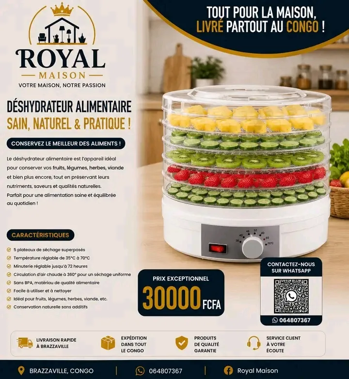 Déshydrateur alimentaire RAF