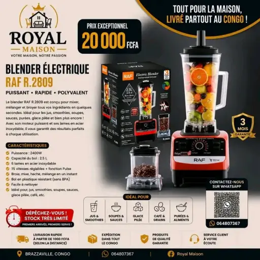 Mixeur RAF 2en1