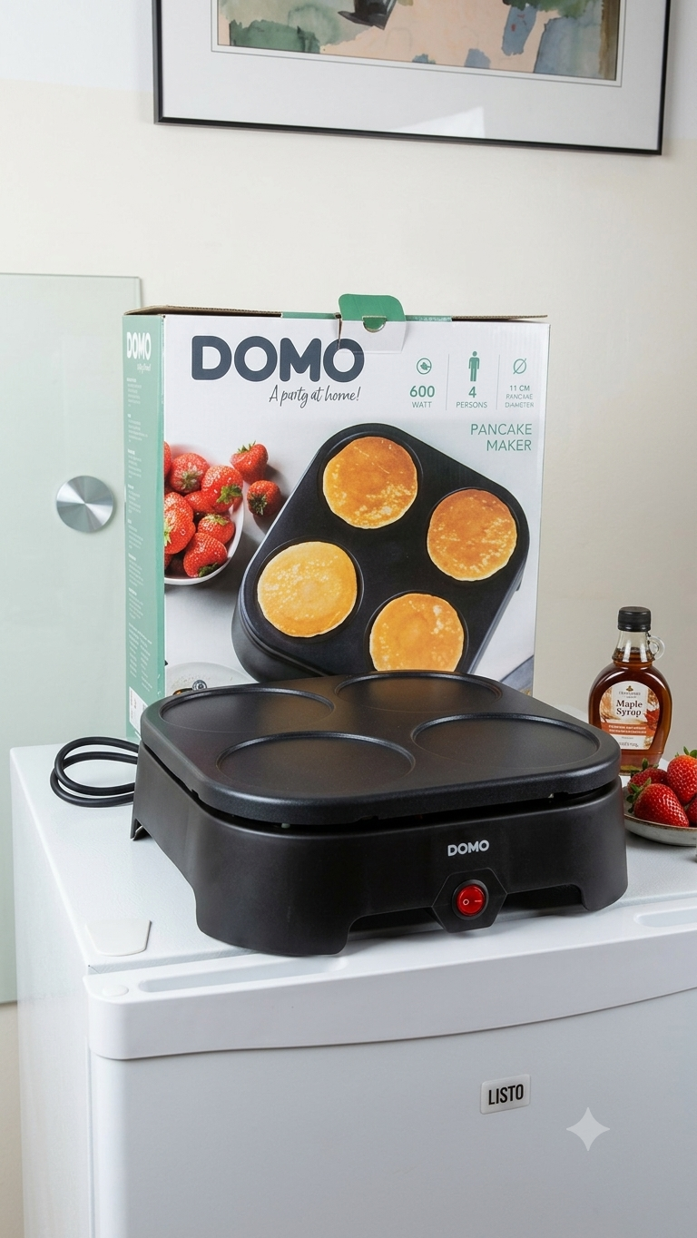 Pancake Maker DOMO (4 empreintes)