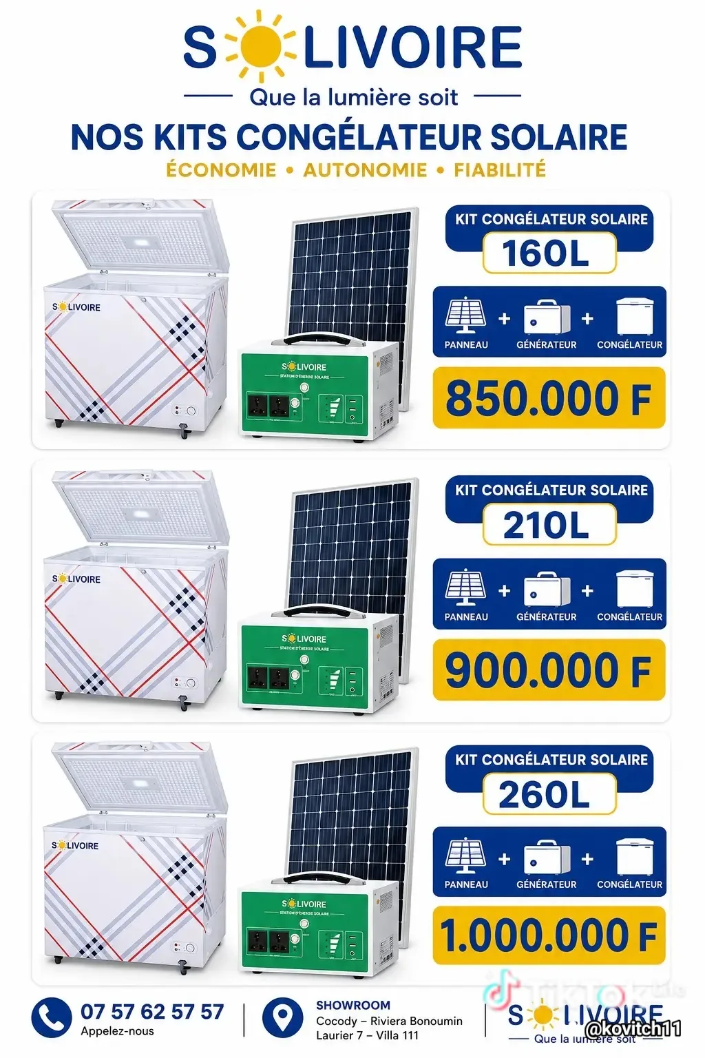 Kit congélateur solaire