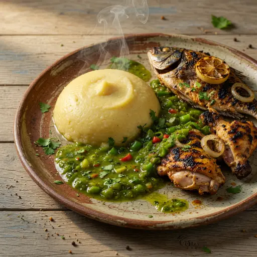 Pâte et piment vert