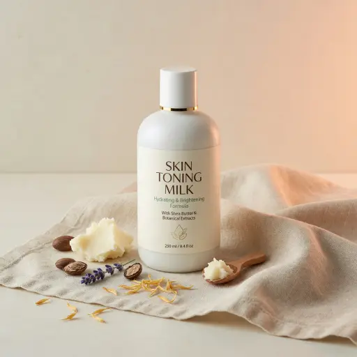 Lait teint métisse