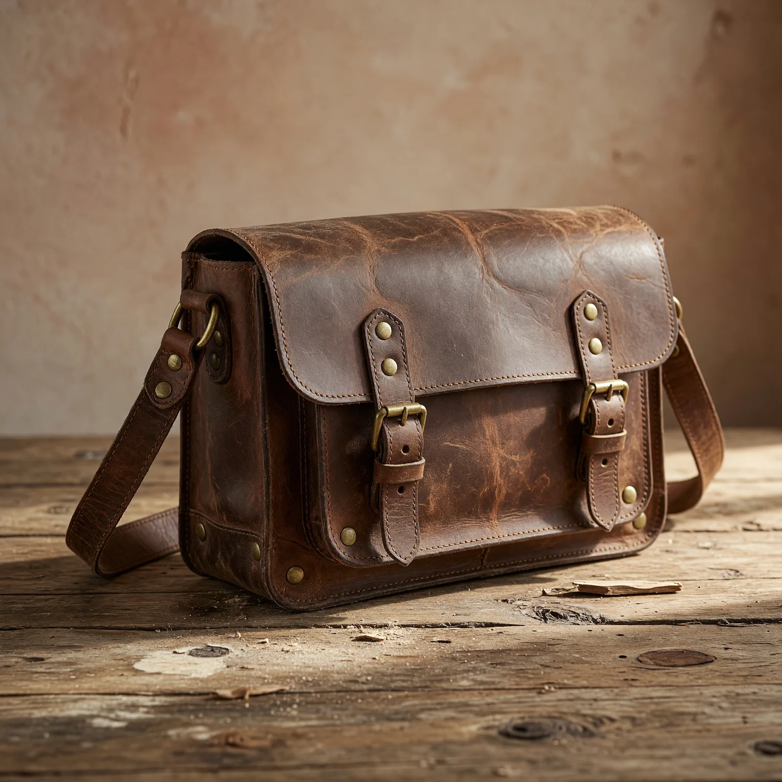 Sacoche homme style vintage