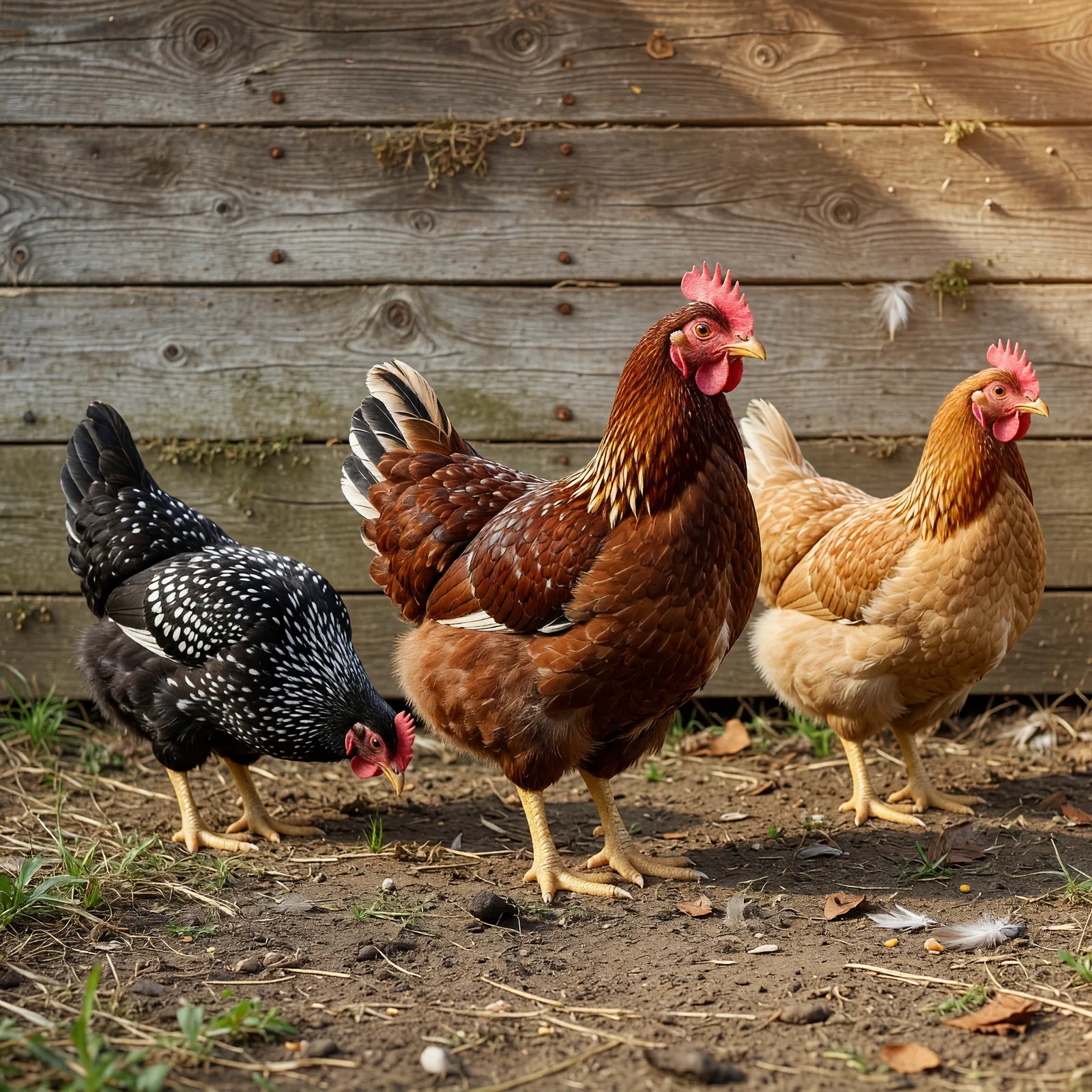 Les poules locales améliorées