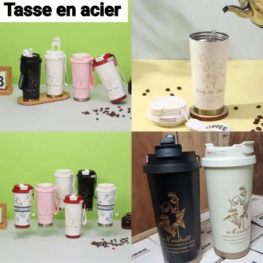 Tasse en acier