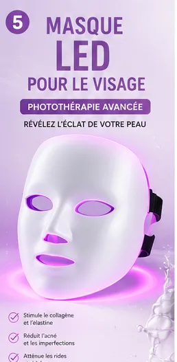 Masque LED thérapeutique
