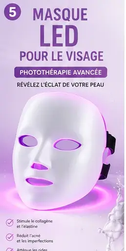 Masque LED thérapeutique